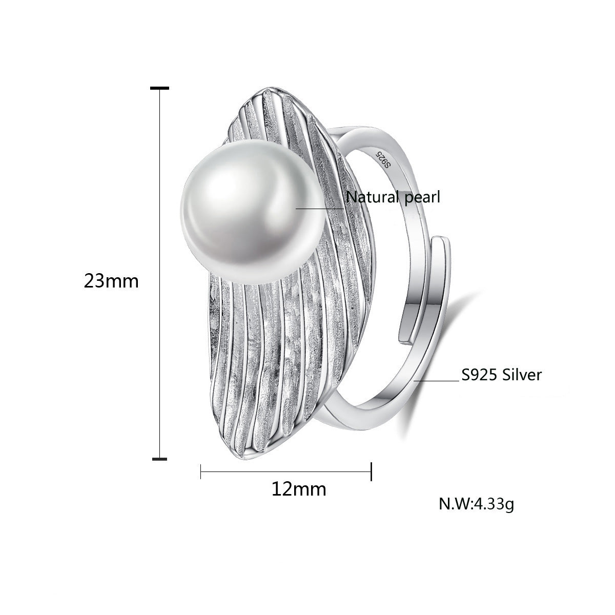 Feather Glow Ring