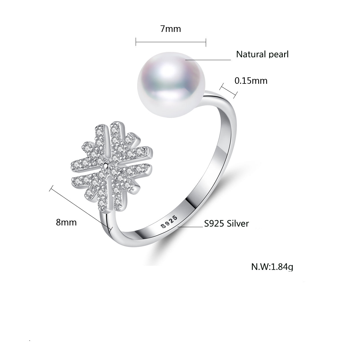 Snowflake Ring