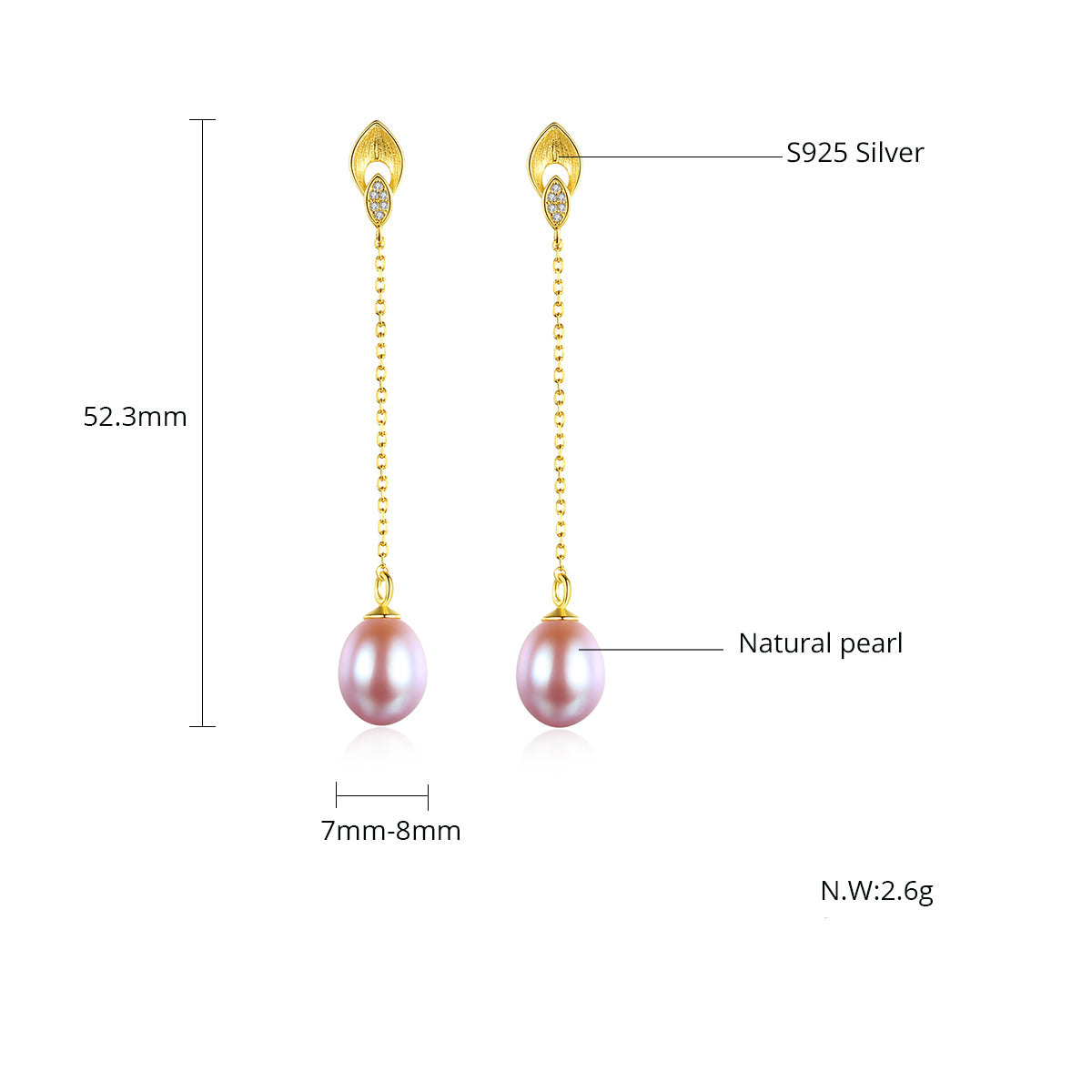 Glowing Tassel Earing