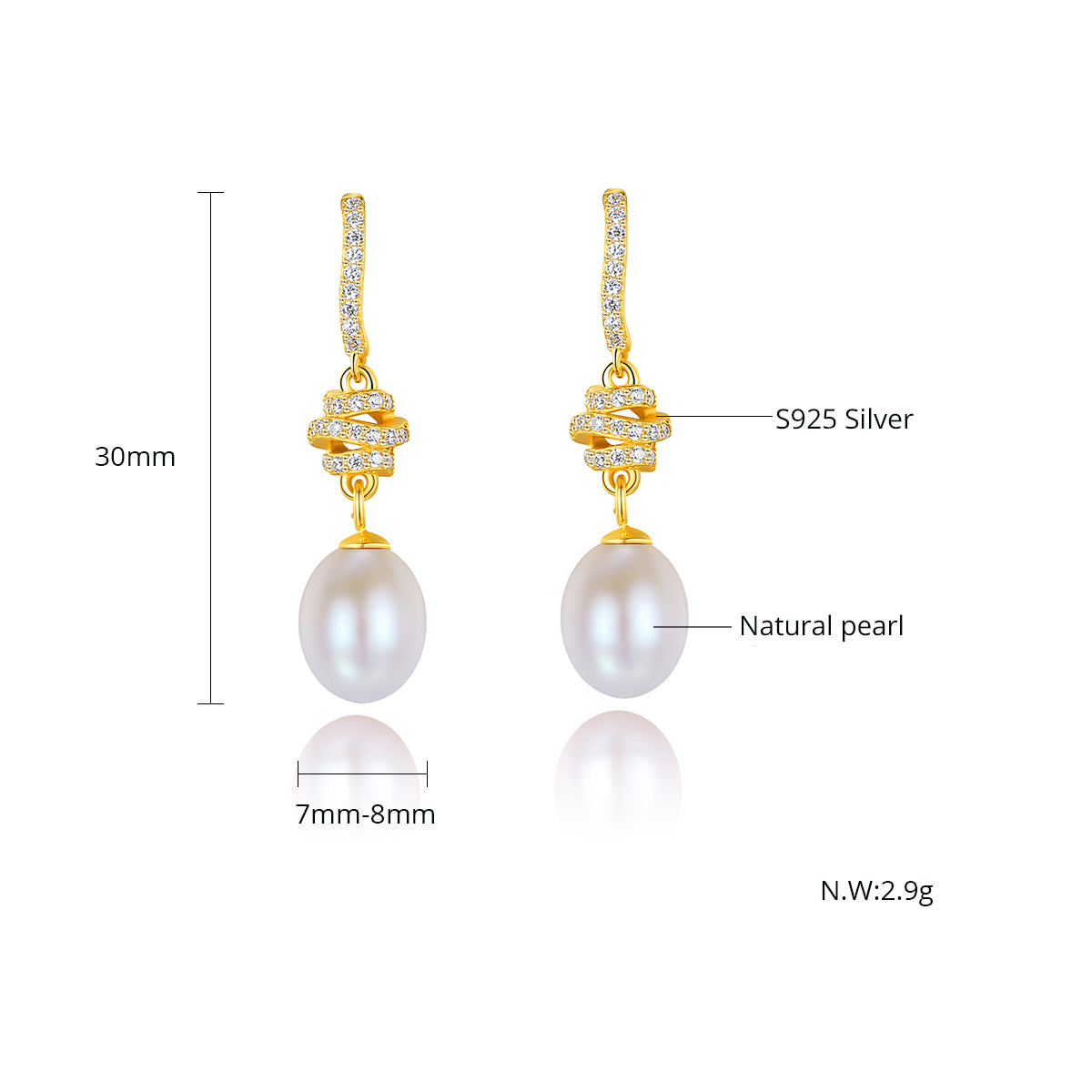 Opaline Earing