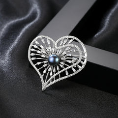 Charming Heart Brooch