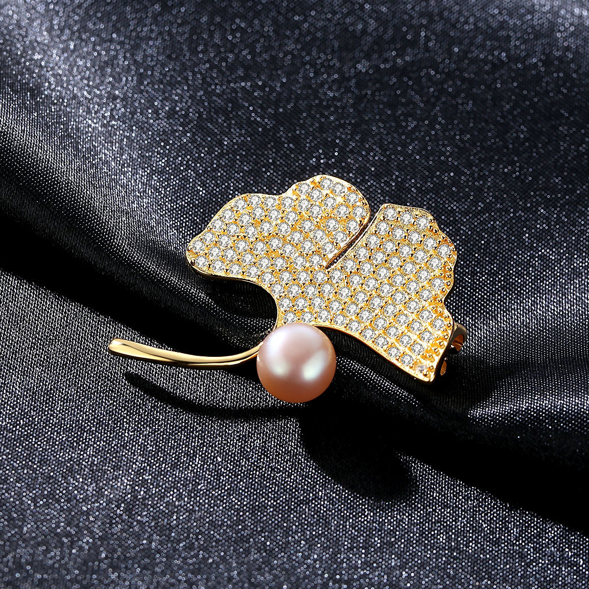 Apricot Petal Brooch