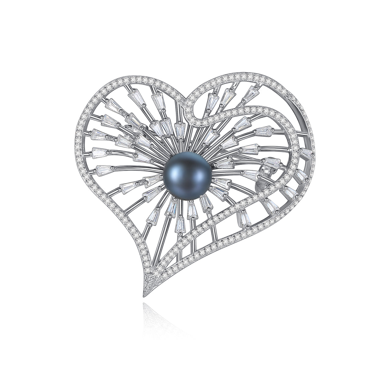 Charming Heart Brooch