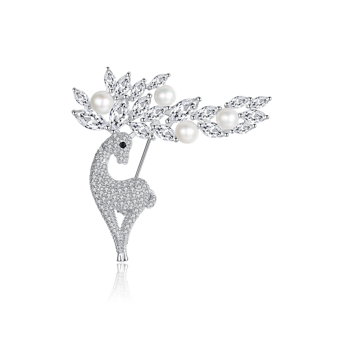 Gentle Deer Brooch