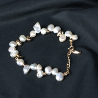 Ocean Mist Real Freshwater Pearls Bracelet