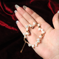 Ocean Mist Real Freshwater Pearls Bracelet