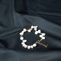 Ocean Mist Real Freshwater Pearls Bracelet